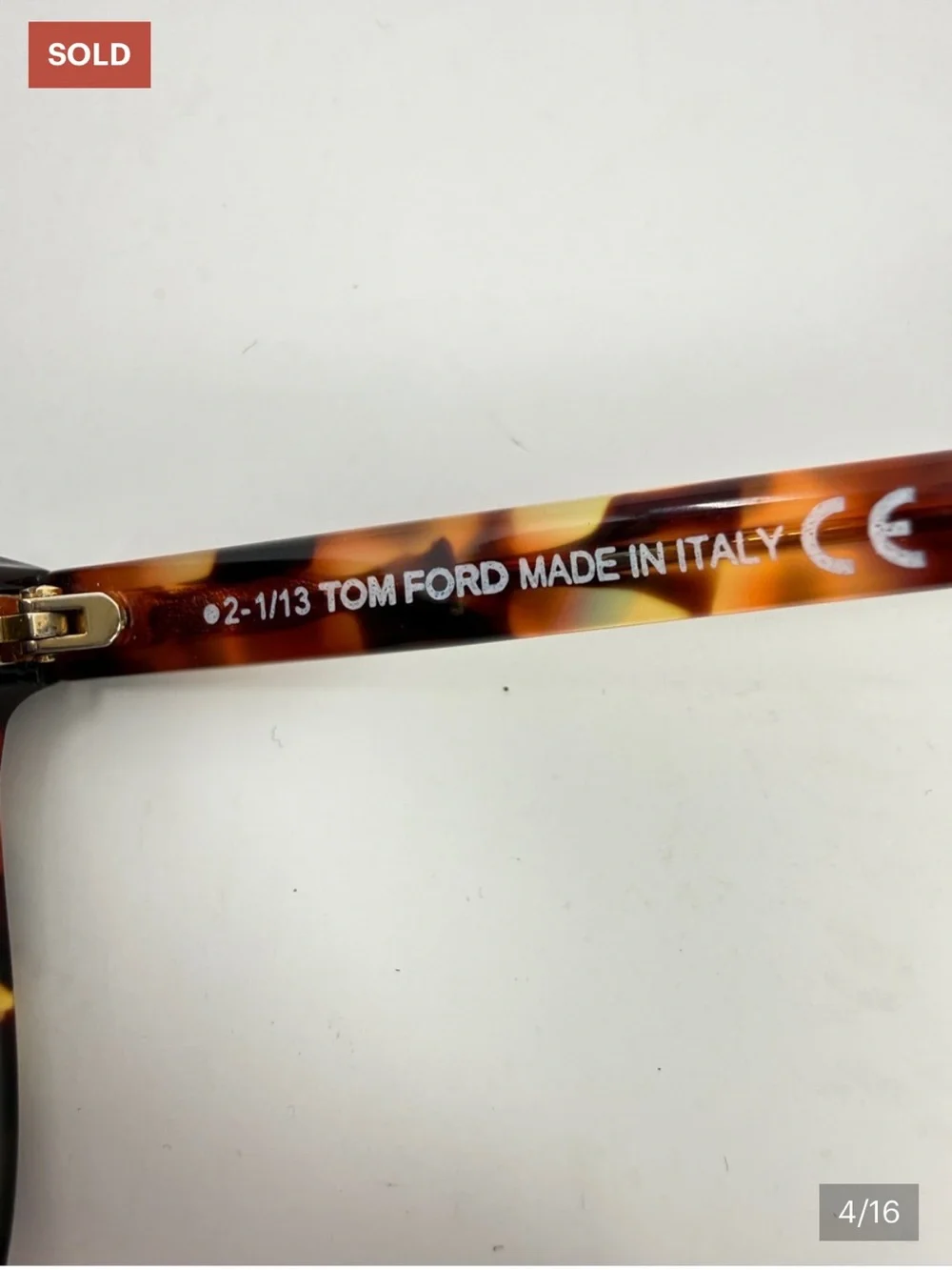 TOM FORD Brown Tortoise Shell Acetate Frame Alicia Sunglasses - Style TF275